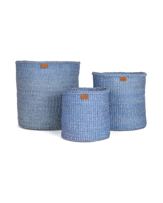 Woven Storage Basket | Powder Blue