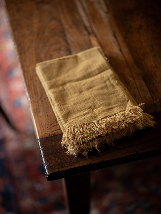 Washed Muse Napkins (Set of 4) - Mustard
