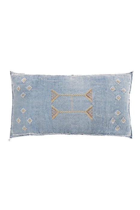 Blue Cactus Cushion - 60cm x 40cm