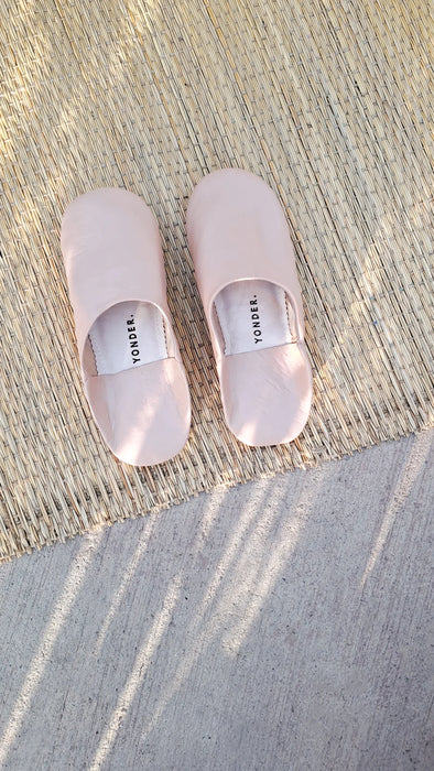 Leather Babouche Slippers - Ballet