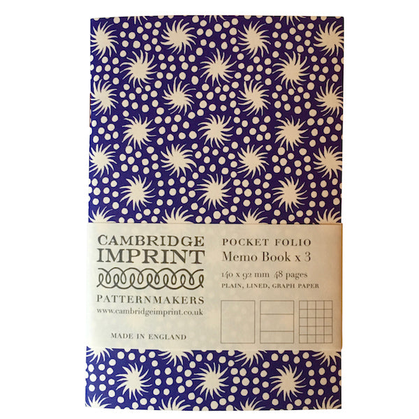 Purple Memo Books - Pack of 3 Assorted