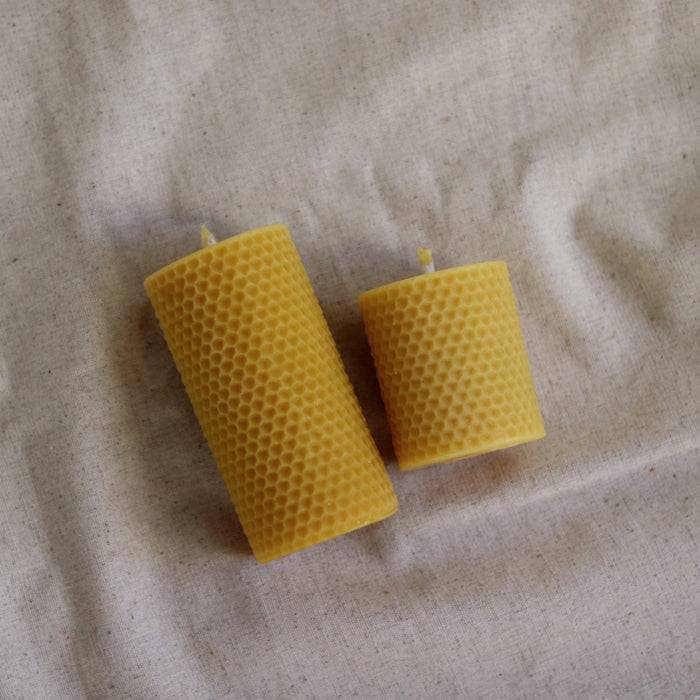 Honeycomb Pillar Candle