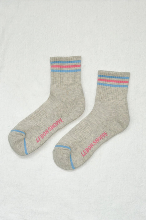 Bright Grey | Girlfriend Socks
