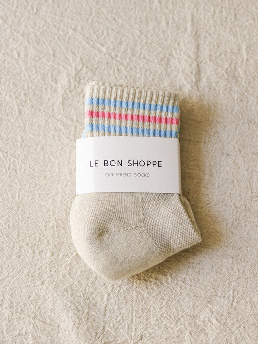 Bright Grey | Girlfriend Socks