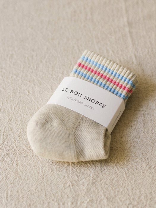 Bright Grey | Girlfriend Socks
