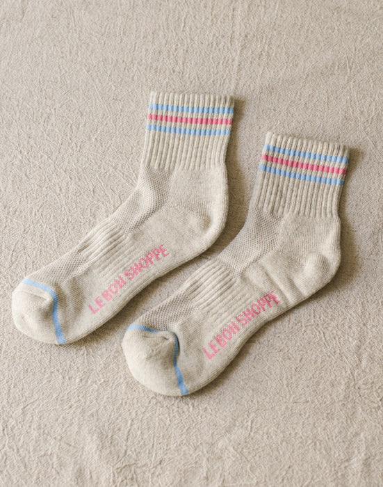 Bright Grey | Girlfriend Socks