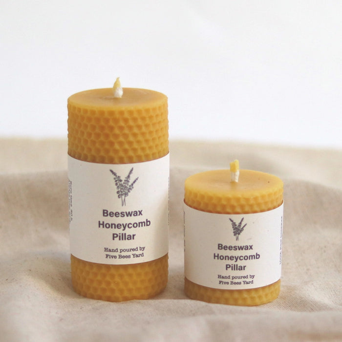 Honeycomb Pillar Candle