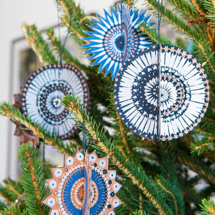 Recycled Paper Ornaments
