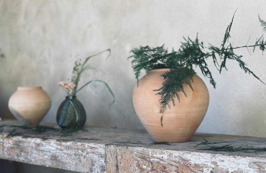 Hydra Terracotta Vase
