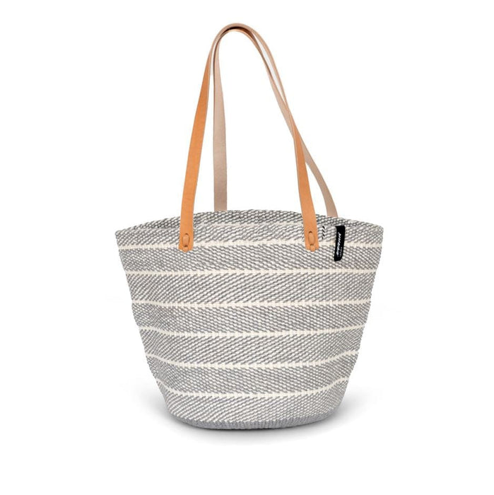 Light Grey Twill Shopper Basket