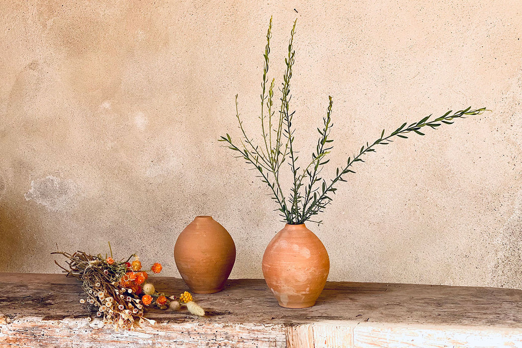 Paros Terracotta Vase