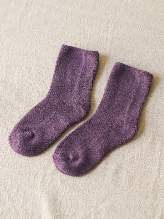 Plum | Cloud Socks