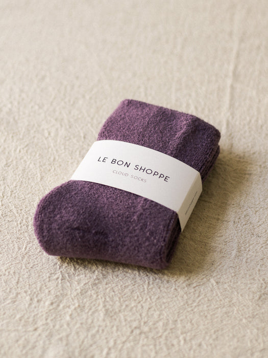 Plum | Cloud Socks
