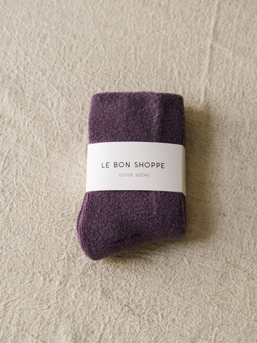 Plum | Cloud Socks