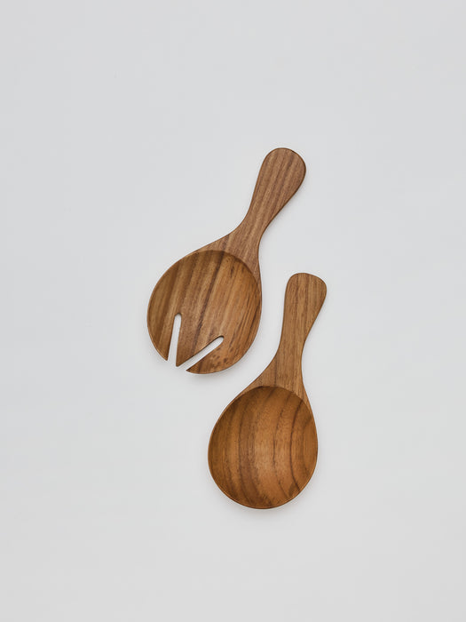 Teak Salad Set - Small