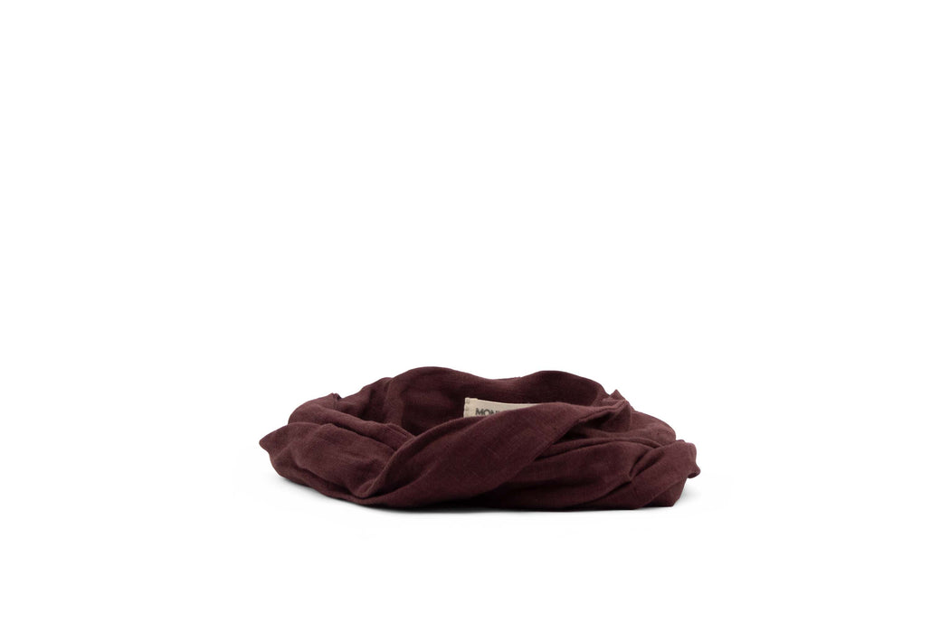 Mahogany Linen Headband
