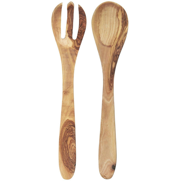 Olive Wood Salad Servers