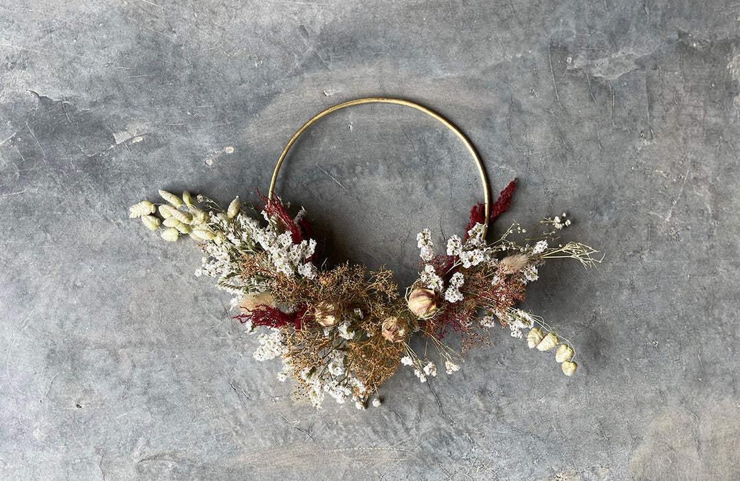Delauney Dried Flower Wreath