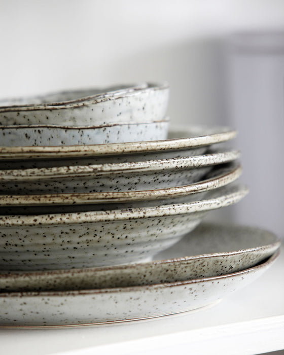 Grey Rustic Cake Plate