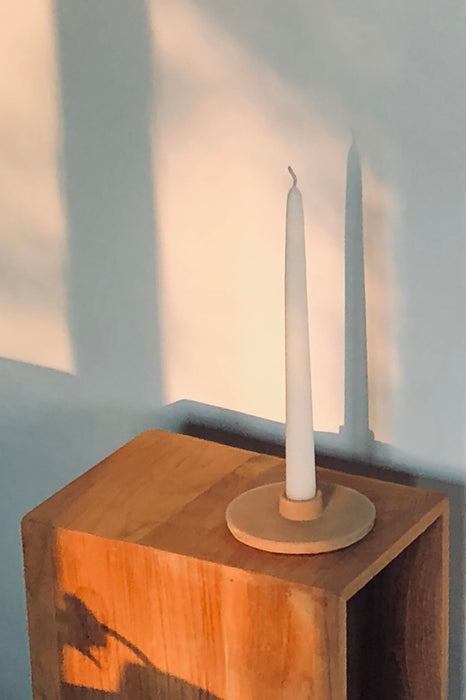 Natural Terracotta Candle Holder