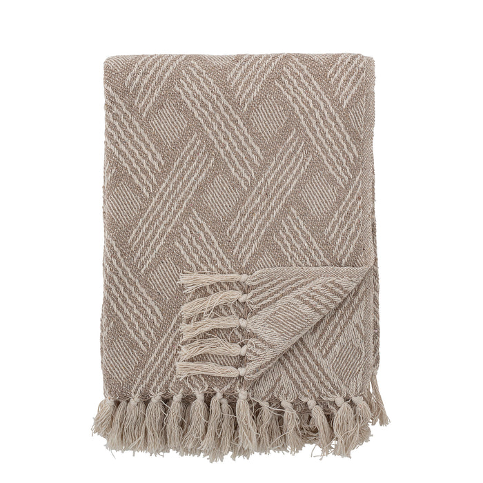 Natural Recycled Cotton Ghina Throw