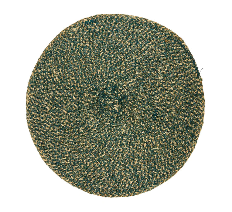 Olive Green Jute Placemats - Set of 4