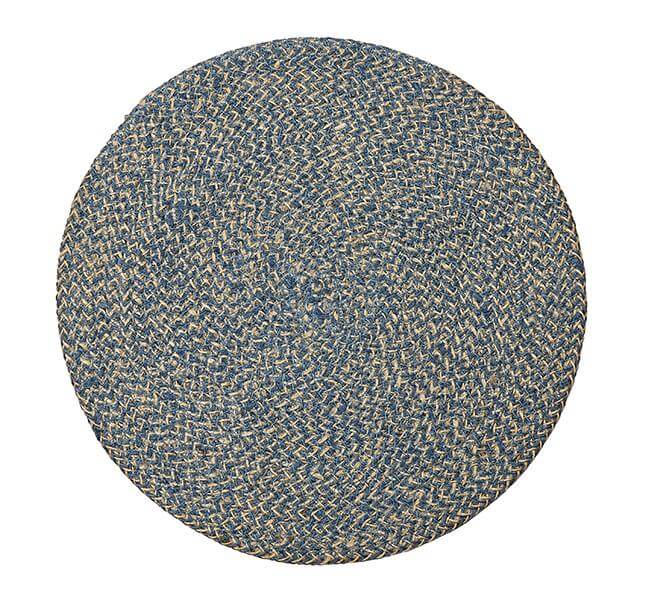 Cornflower Blue Jute Placemats - Set of 4