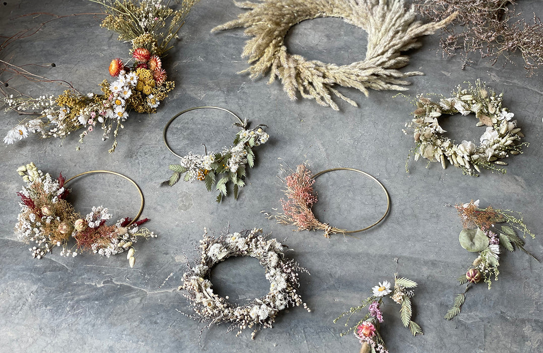 Delauney Dried Flower Wreath