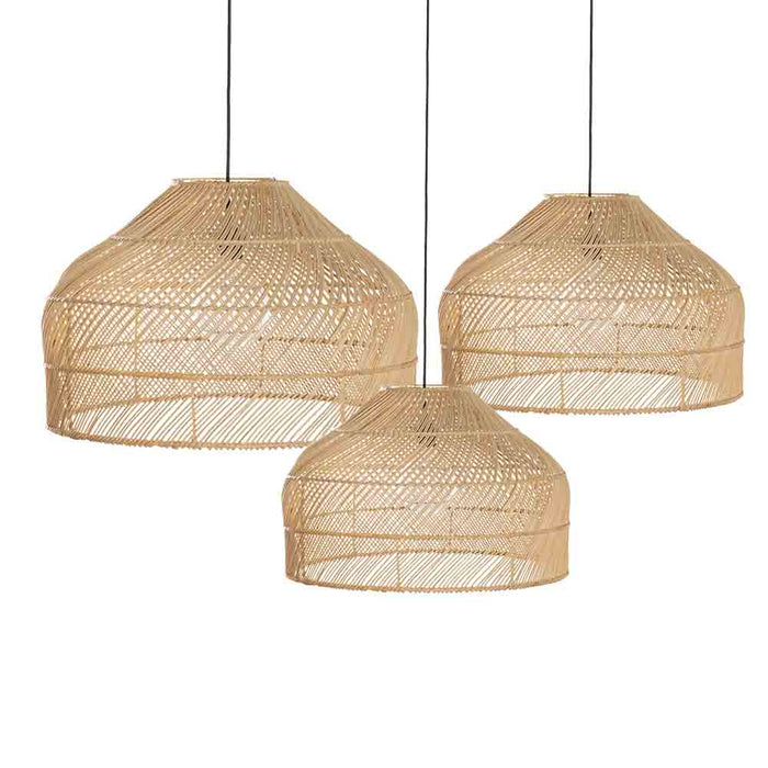 Natural Ikal Rattan Lampshade - 3 Sizes