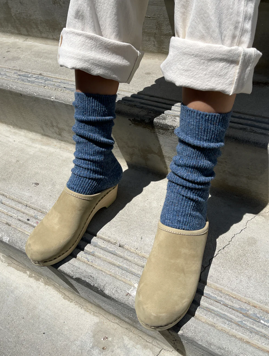 Denim Snow Socks