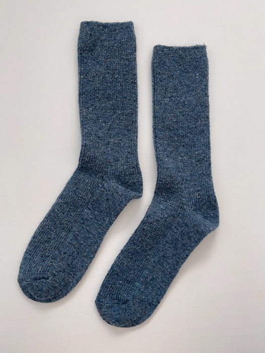 Denim Snow Socks