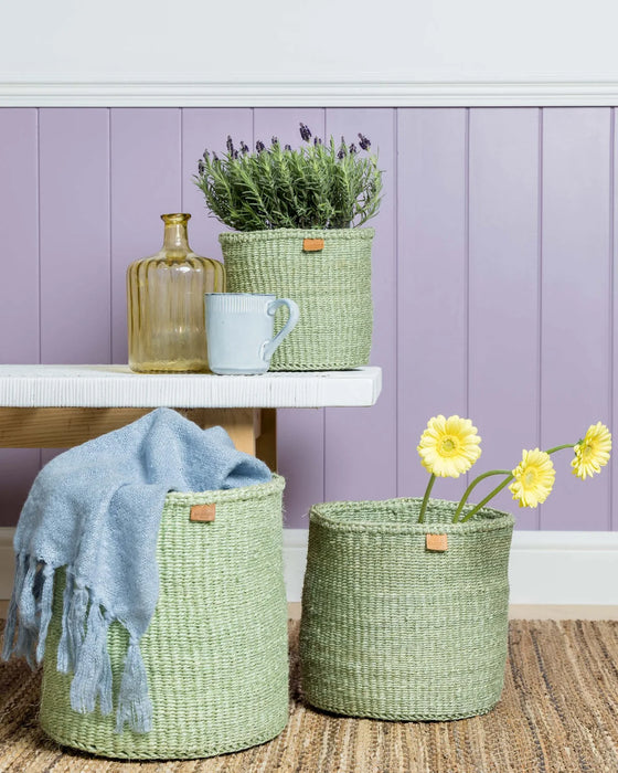 Woven Storage Basket | Sage Green