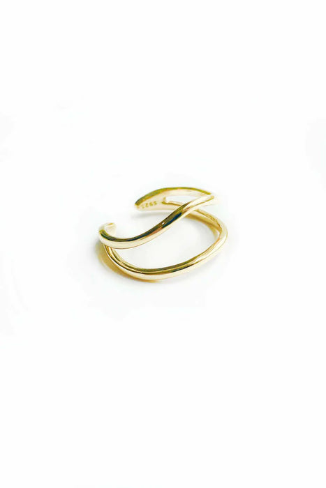 Gold Aqua Ring
