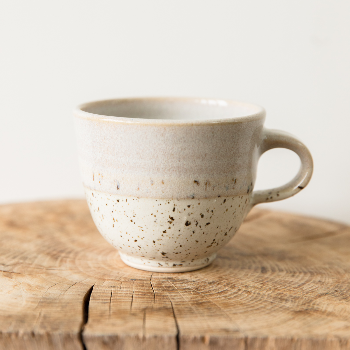 Cream & Speckle Glazed Handmade Mug