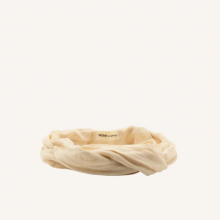 Milk Linen Headband