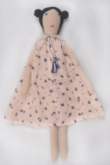 Handcrafted Doll with Pink Dress